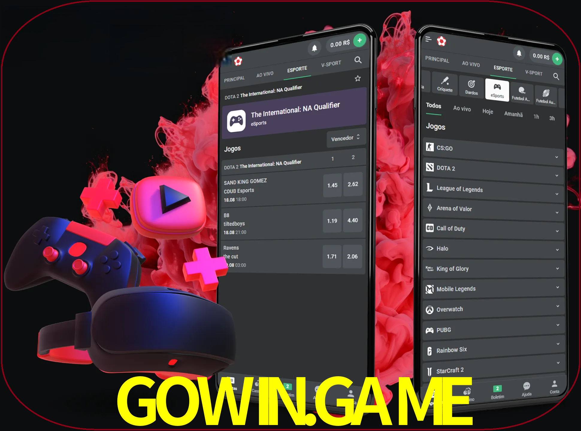 Para ter a aplicação móvel gowin.game no seu smartphone, basta descarregar o ficheiro apk e seguir as instruções.