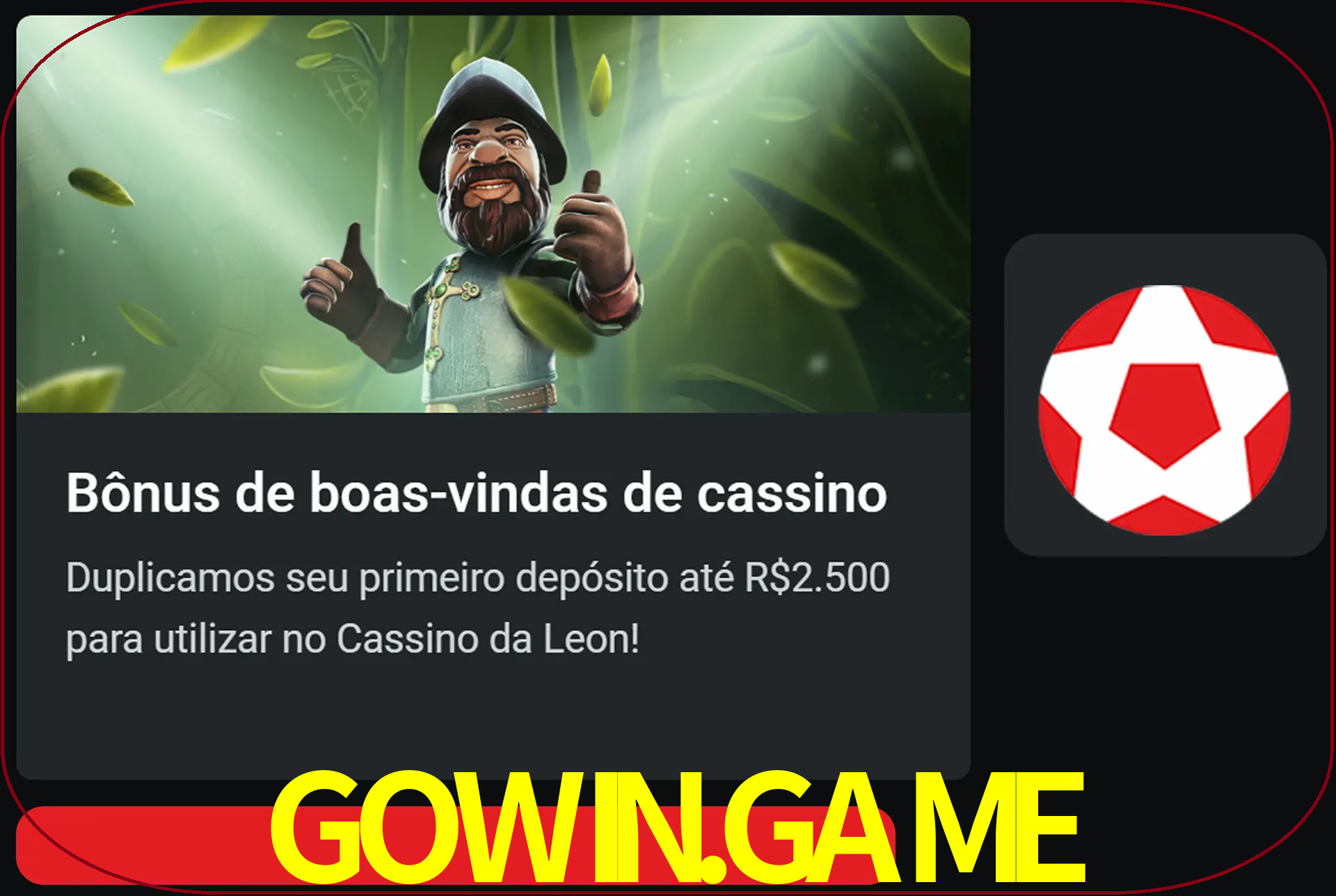 Receba seu dinheiro do bônus de boas-vindas após o primeiro depósito.