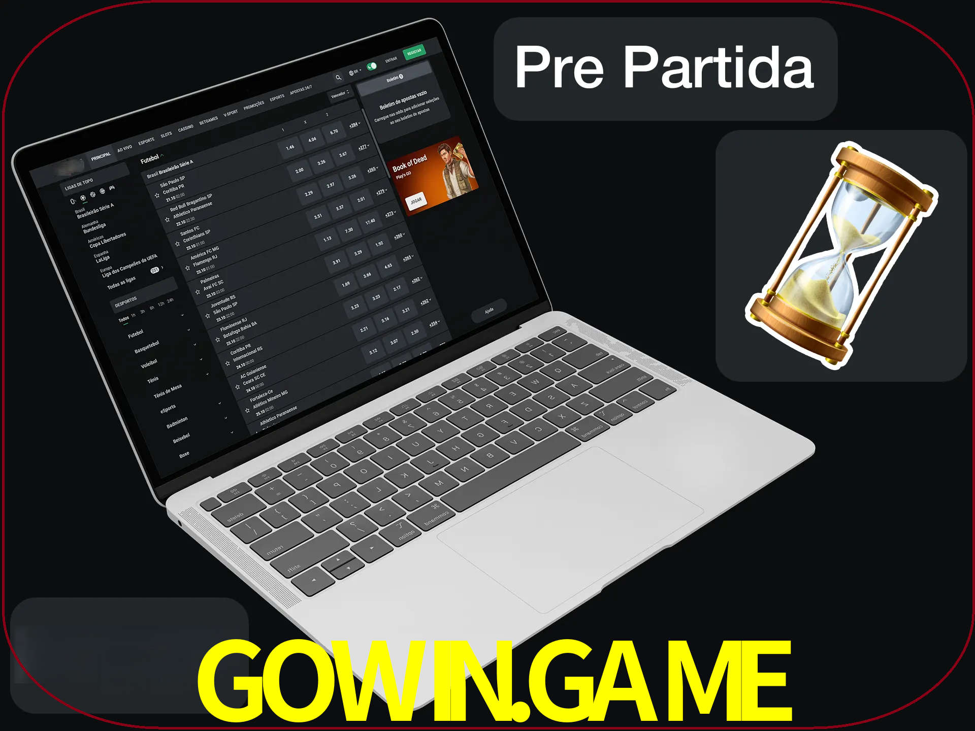 Fazer apostas em partidas futuras.