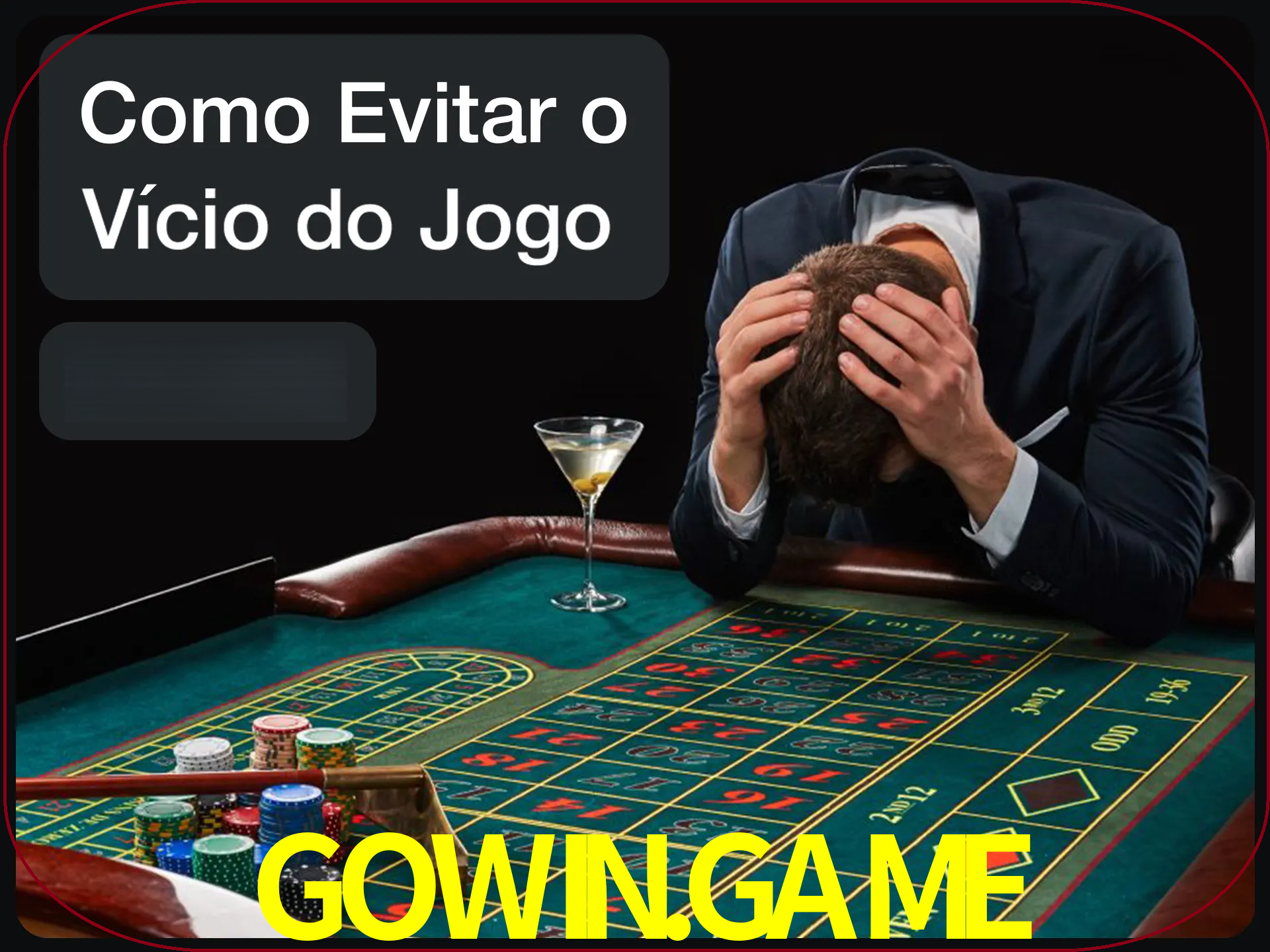 Você é responsável por cada uma de suas apostas.